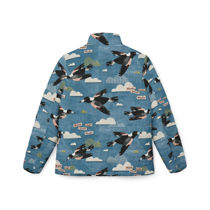 Magpie Talk Blue women’s puffer jacket