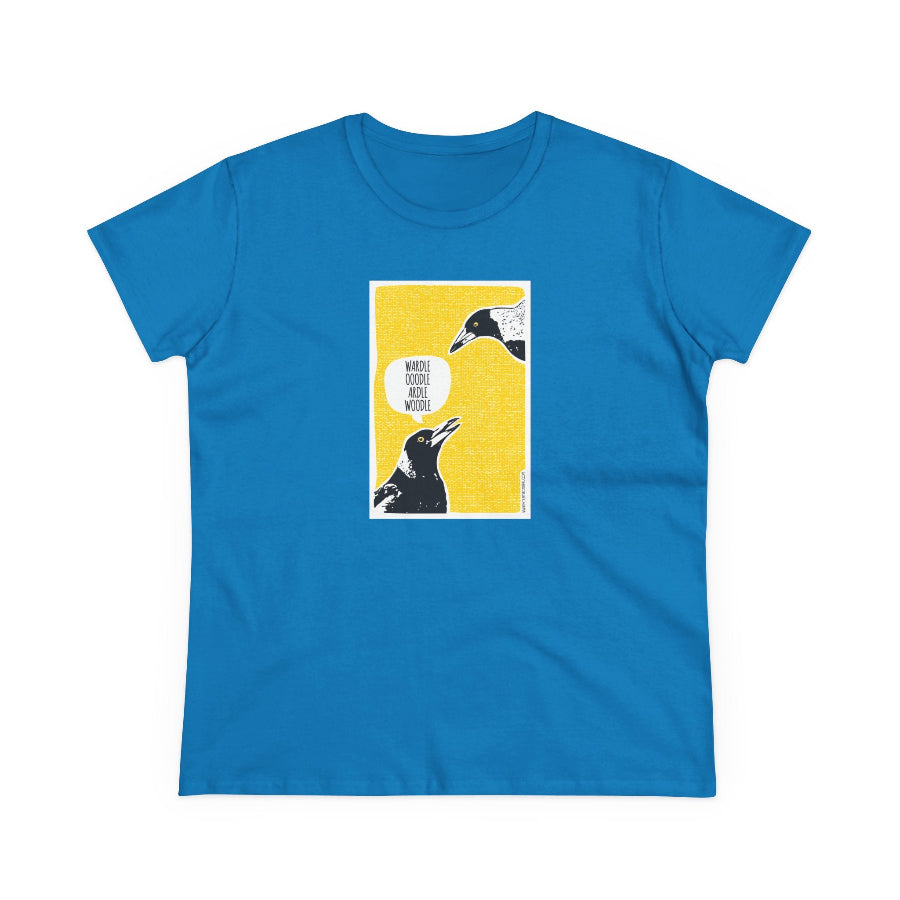 Magpie Talk semi-fit t shirt