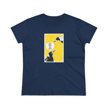 Magpie Talk semi-fit t shirt