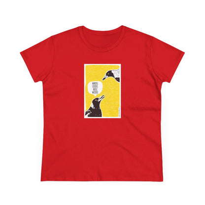 Magpie Talk semi-fit t shirt