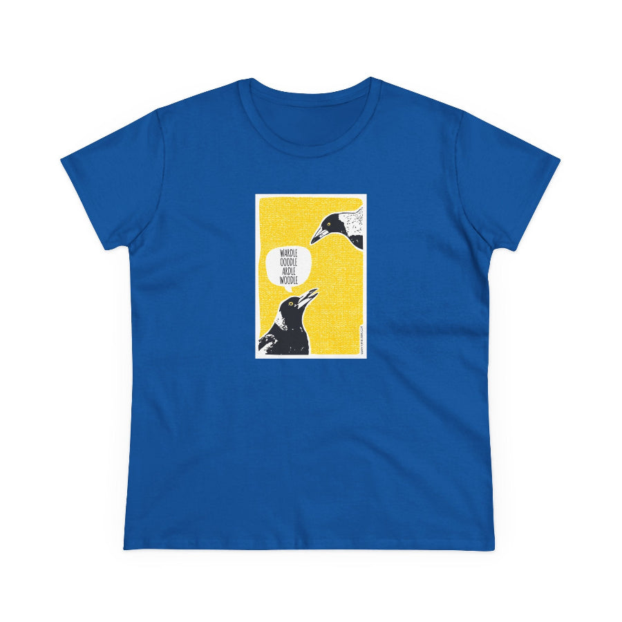 Magpie Talk semi-fit t shirt