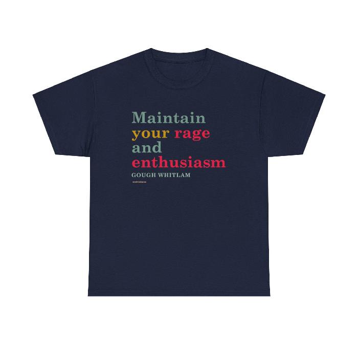 Maintain your rage t shirt navy