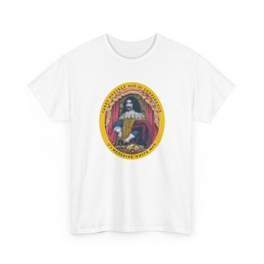 Mediocre white man classic cotton t shirt