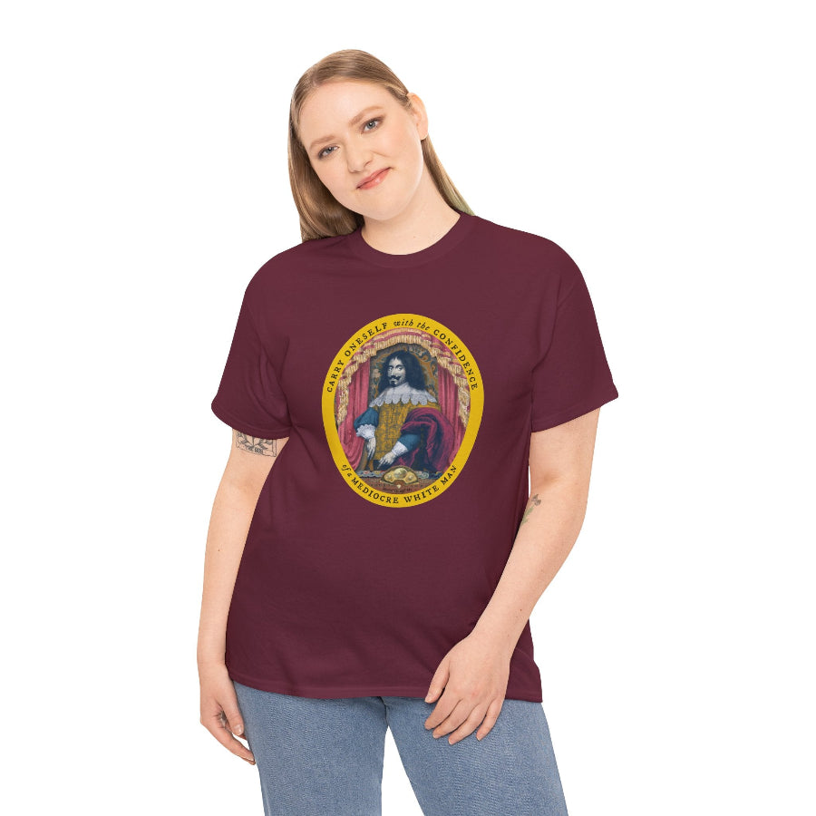 Mediocre white man classic cotton t shirt