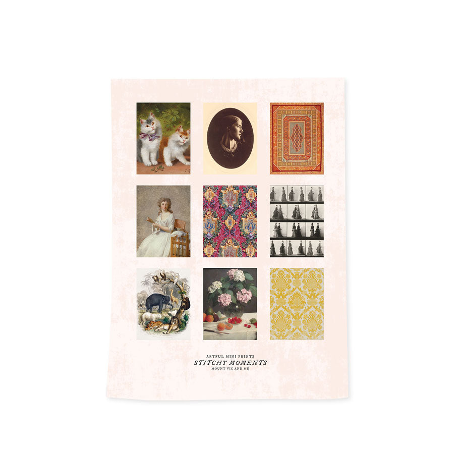 Slow Stitch mini art prints
