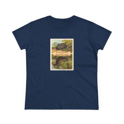 Monotremes not Monoculture semi-fit t shirt