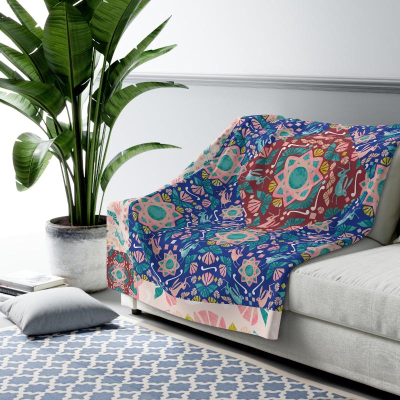 Moroccan dreams blanket