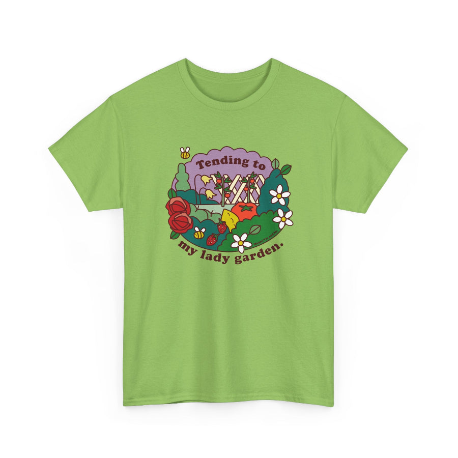 My lady garden classic cotton t shirt