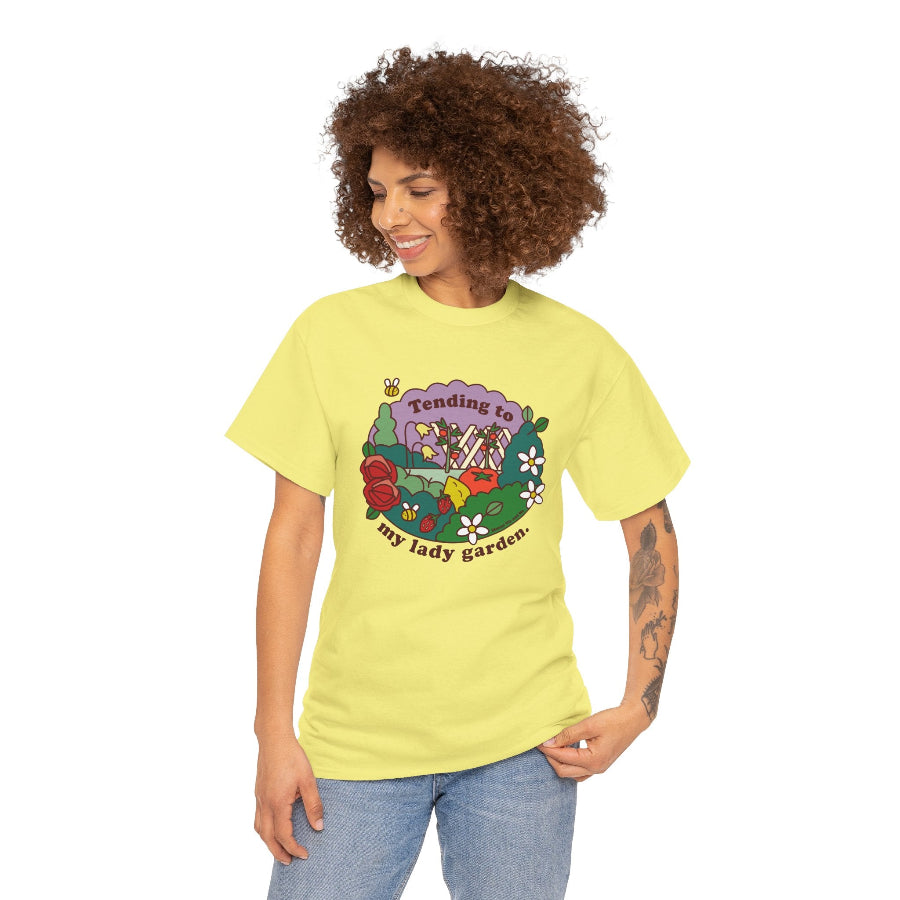 My lady garden classic cotton t shirt