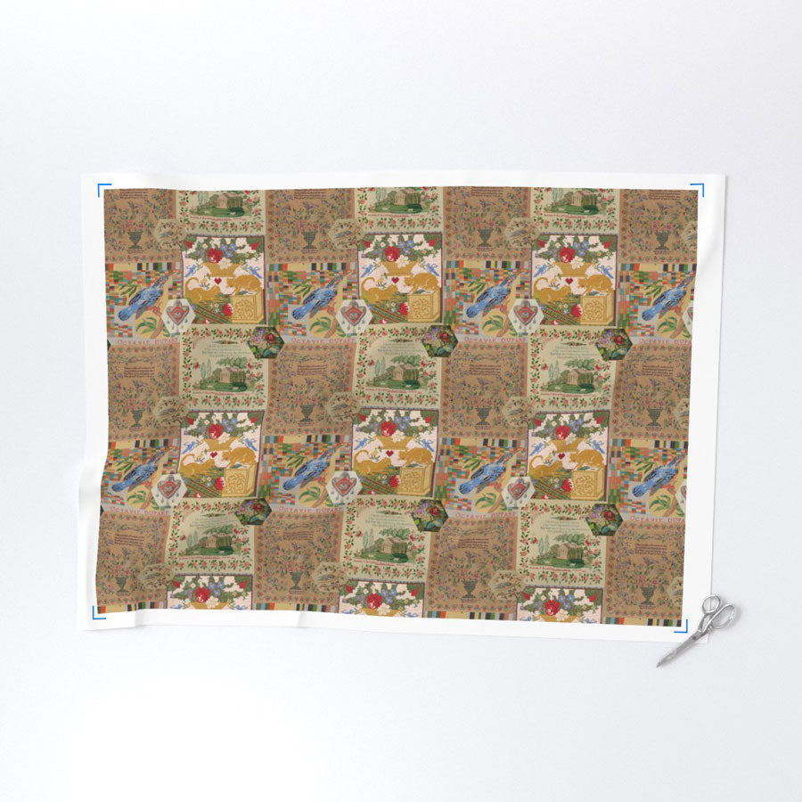 Fabric : Old embroidery sampler