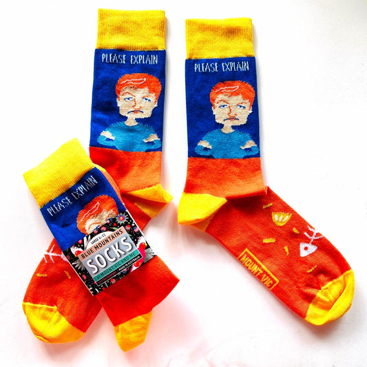 Pauline Hanson socks