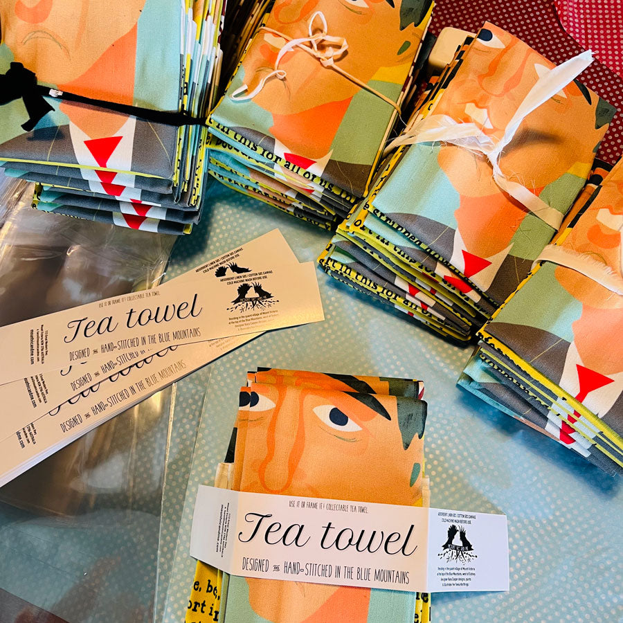 Trish Doyle Can Do It tea towel