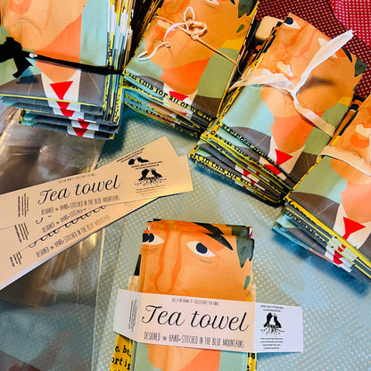 Trish Doyle Can Do It tea towel