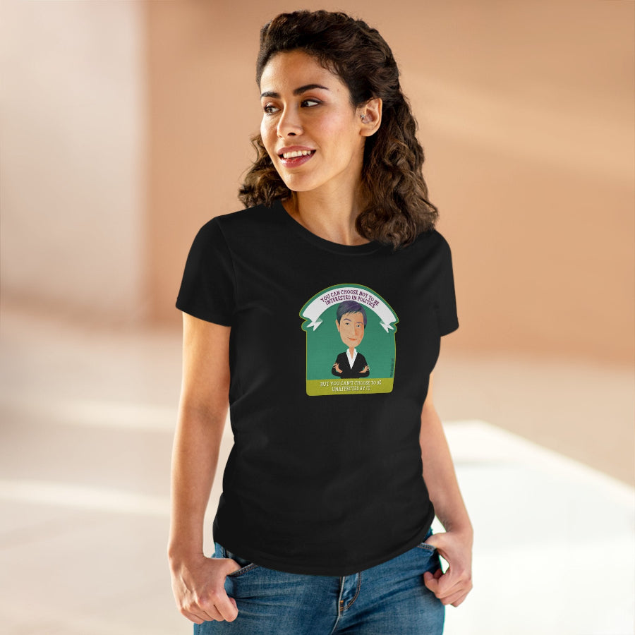 Penny Wong Choose Politics quote semi-fit t shirt