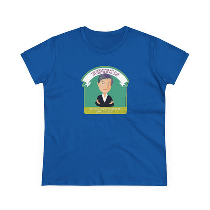 Penny Wong Choose Politics quote semi-fit t shirt