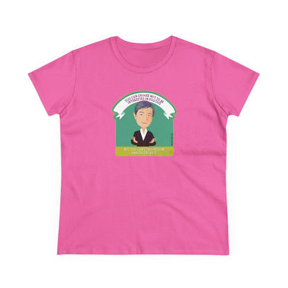 Penny Wong Choose Politics quote semi-fit t shirt