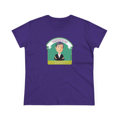 Penny Wong Choose Politics quote semi-fit t shirt