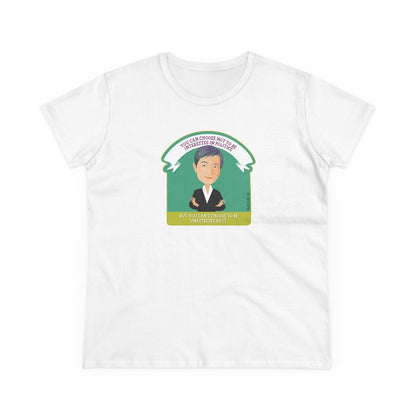 Penny Wong Choose Politics quote semi-fit t shirt
