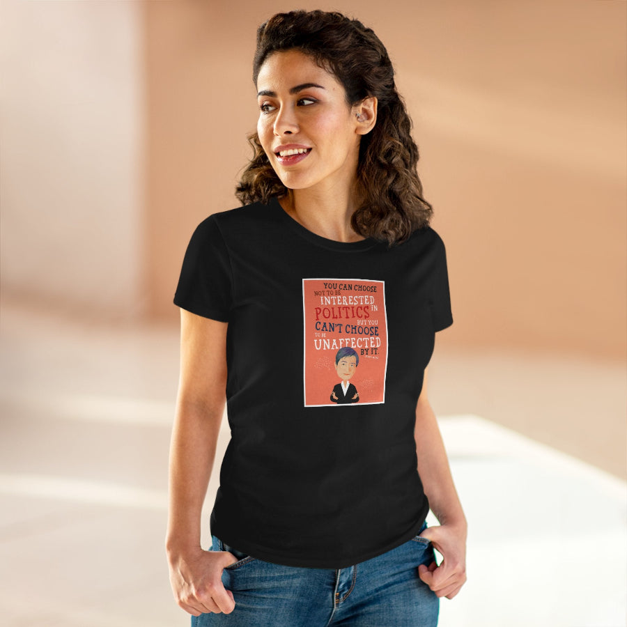Penny Wong Choose Politics semi-fit t shirt