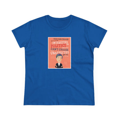 Penny Wong Choose Politics semi-fit t shirt