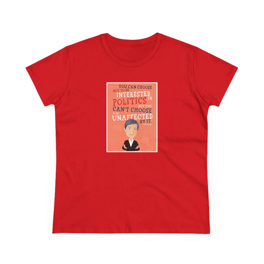 Penny Wong Choose Politics semi-fit t shirt