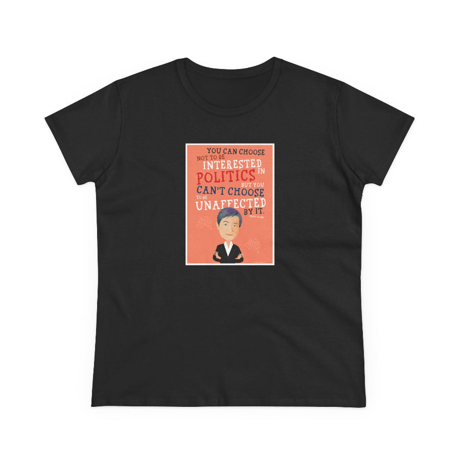 Penny Wong Choose Politics semi-fit t shirt