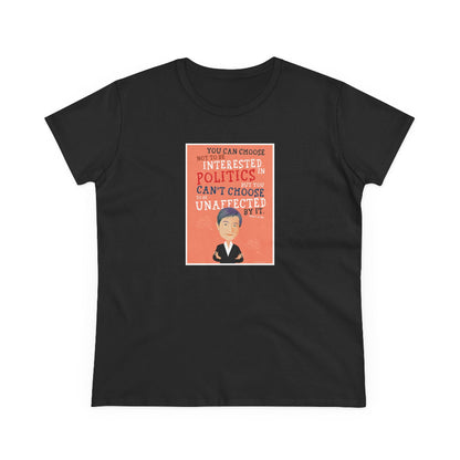 Penny Wong Choose Politics semi-fit t shirt