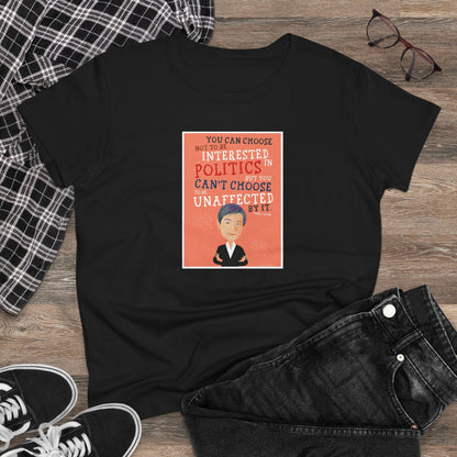 Penny Wong Choose Politics semi-fit t shirt