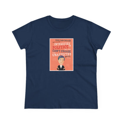 Penny Wong Choose Politics semi-fit t shirt