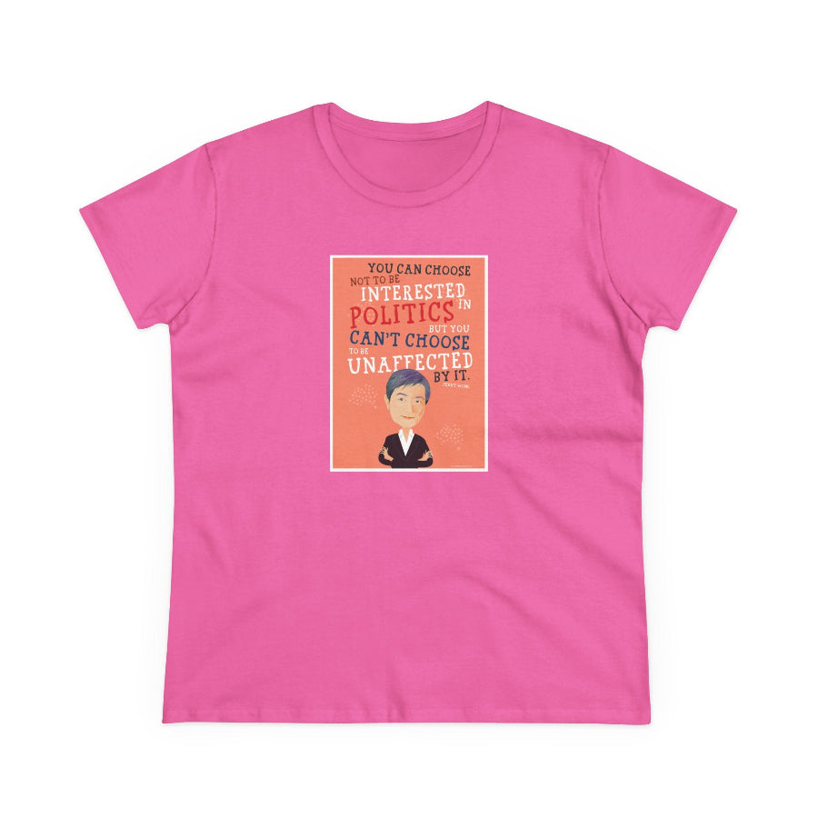 Penny Wong Choose Politics semi-fit t shirt