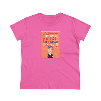 Penny Wong Choose Politics semi-fit t shirt
