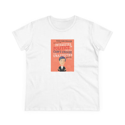 Penny Wong Choose Politics semi-fit t shirt