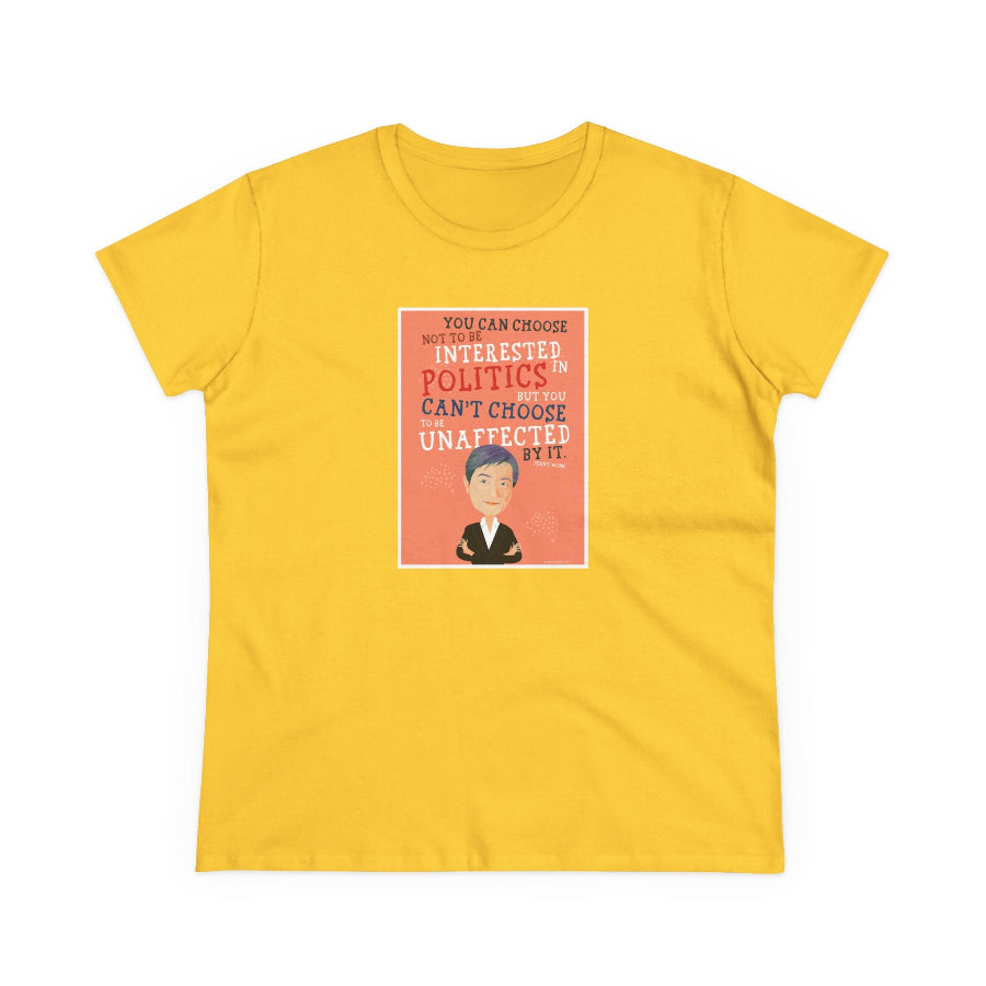 Penny Wong Choose Politics semi-fit t shirt