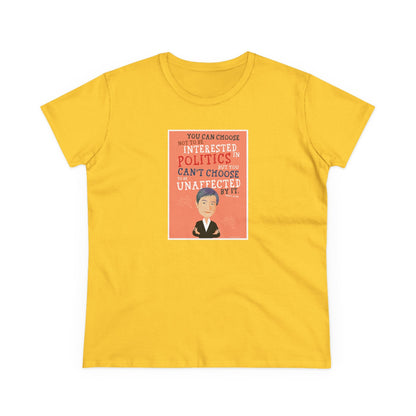 Penny Wong Choose Politics semi-fit t shirt