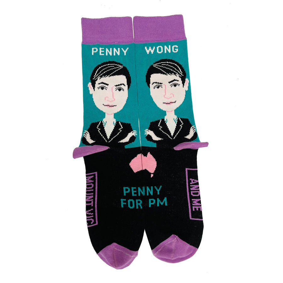 Labor Penny Wong socks