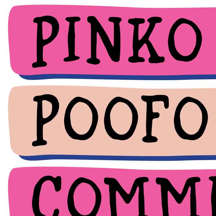 Pinko Poofo Commie Bitch classic cotton t shirt