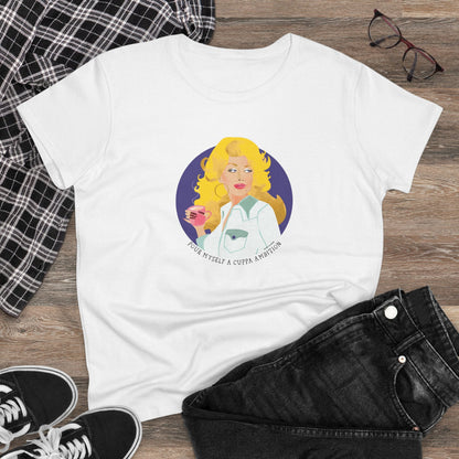 Pour myself a cuppa ambition semi-fit t shirt