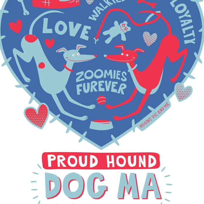 Proud Hound Dog Ma Furever t shirt