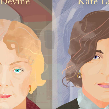 Queens of Sydneys Underworld tea towel