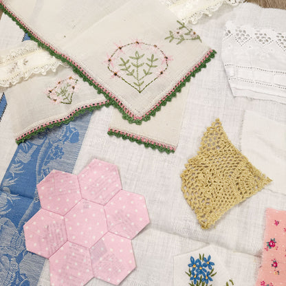 Slow stitch Retro fun fabric pack