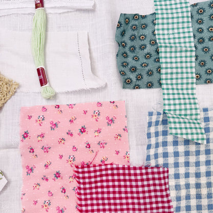 Slow stitch Retro fun fabric pack