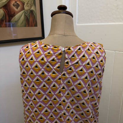 sz M-L reversible cotton dress