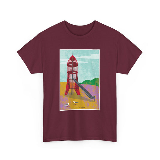 RTS Rocket classic t shirt maroon