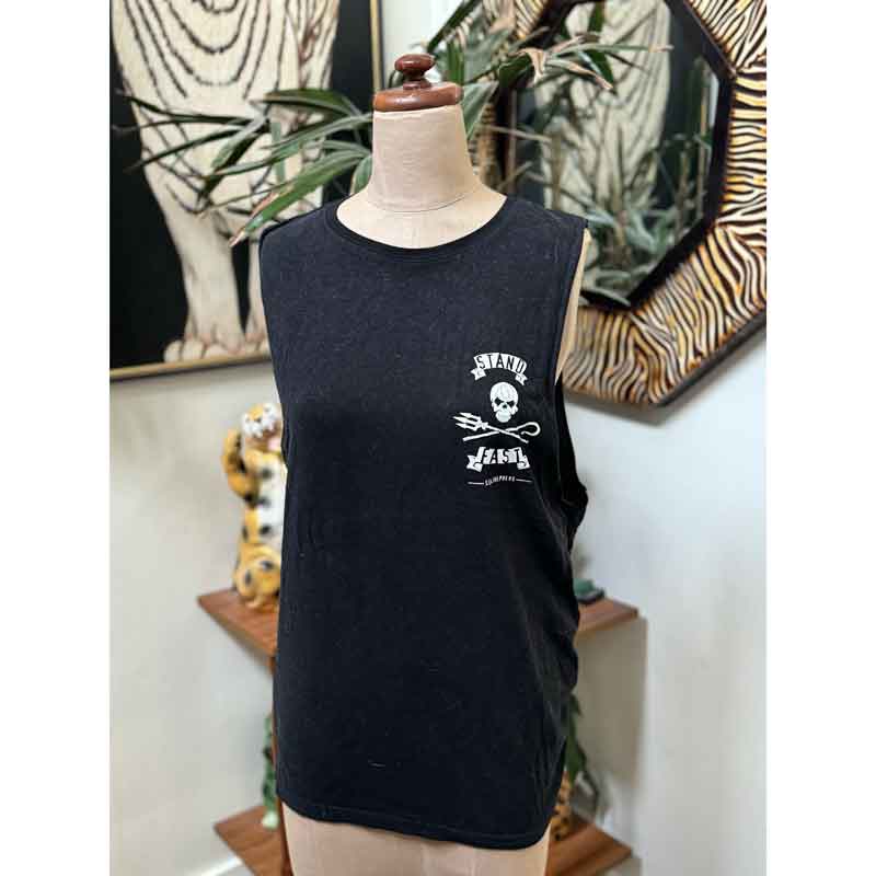 sz M Sea Shepherd Stand Fast black singlet