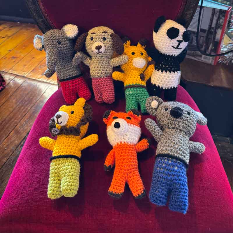 Small crochet animals