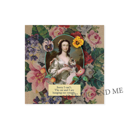Fabric : Sorry I can't cat cotton poplin sample