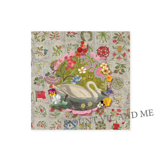 Fabric : Swan Like cotton poplin sample