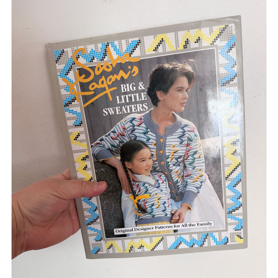 Sasha Kagan's big and little sweaters