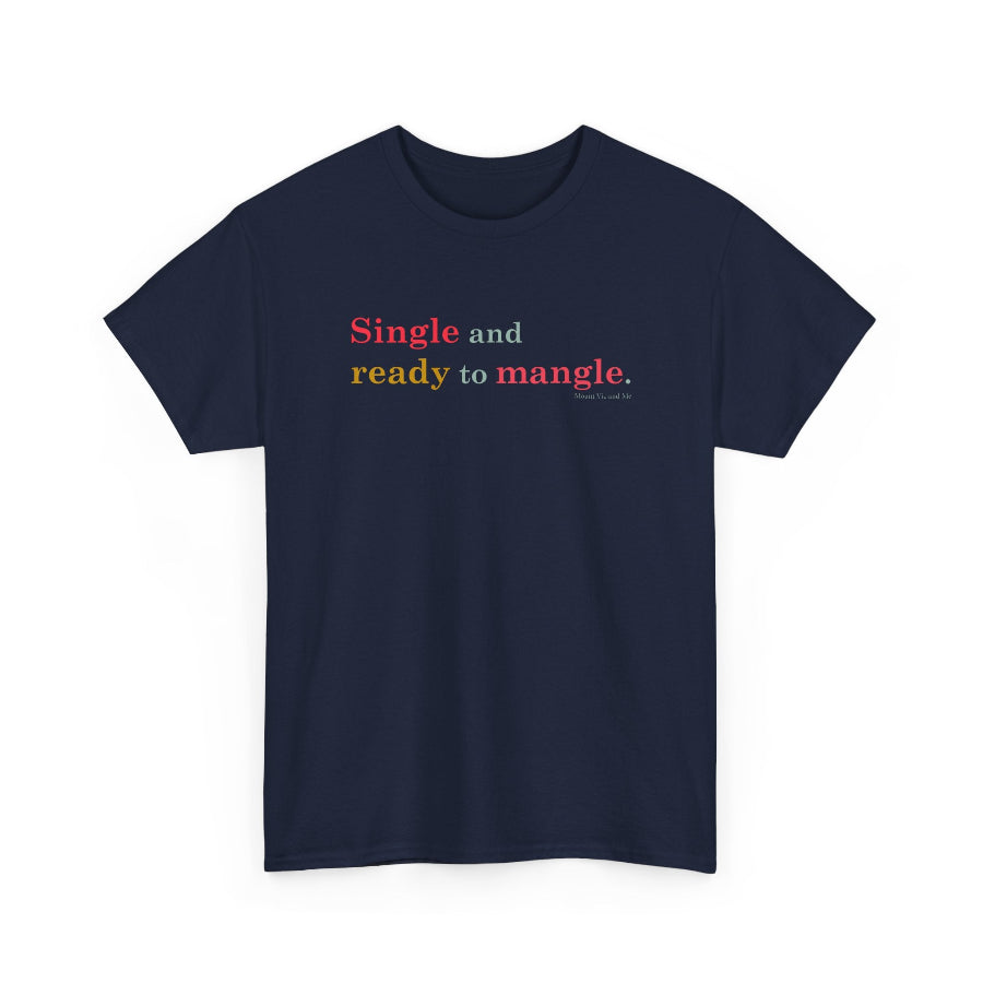 Single ready to mangle cotton t shirt