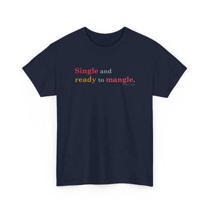 Single ready to mangle cotton t shirt